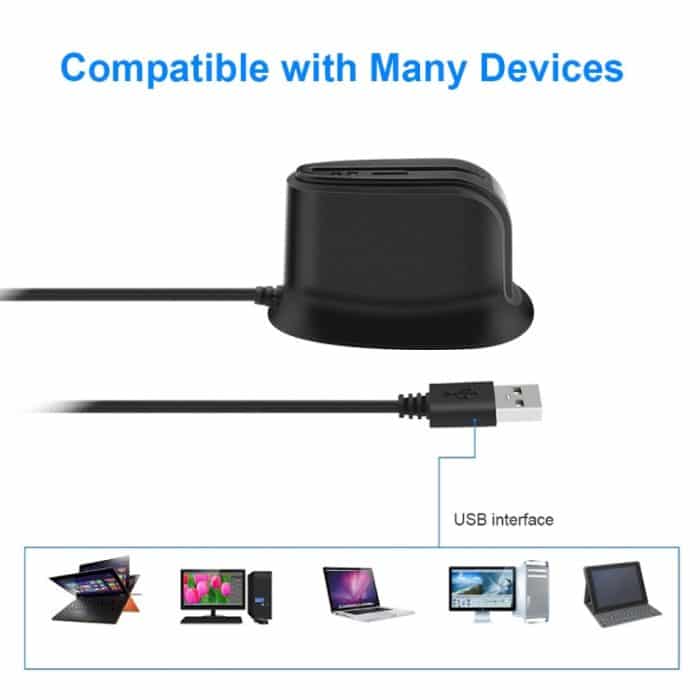 Rocketek SCR812 USB 2.0 Smart Card Reader IC ID CAC TF Kartenleser – Bild 4