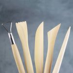 0035 5-in-1 Tonskulptur-Töpfermesser-Set aus Holz, 5 in 1 – Bild 4