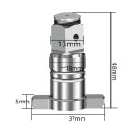 2-teiliger quadratischer T-Schaft-Elektroschrauber-Konverter, Stil:, Dual Use – Bild 3