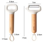 Home Kitchen Edelstahl-Flaschenöffner Obst- und Gemüsereibe, Opener Shell Gray, Opener Midnight Blue, Opener Gray Mint Green, Grater Shell Gray, Grater Midnight Blue, Grater Gray Mint Green – Bild 3