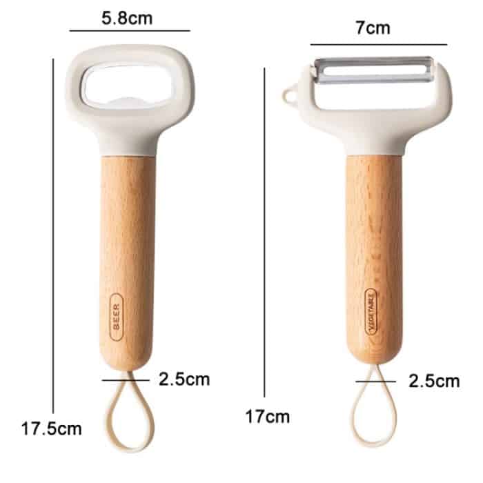 Home Kitchen Edelstahl-Flaschenöffner Obst- und Gemüsereibe, Opener Shell Gray, Opener Midnight Blue, Opener Gray Mint Green, Grater Shell Gray, Grater Midnight Blue, Grater Gray Mint Green – Bild 3