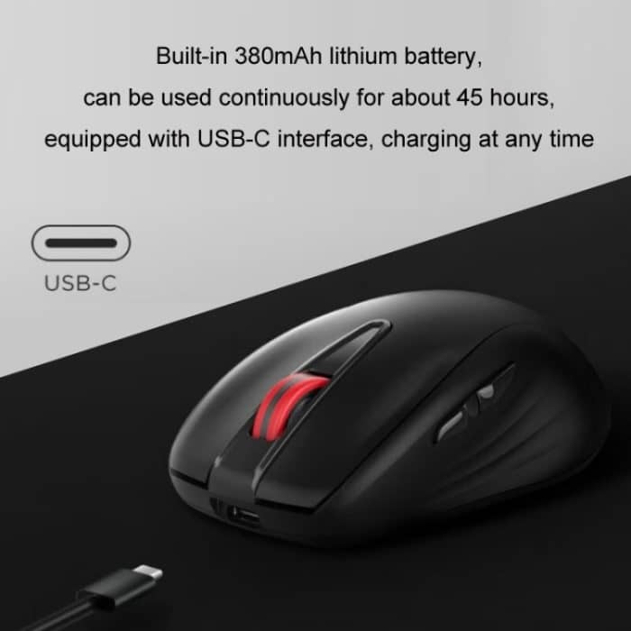 Lenovo Thinkplus Hochpräzise kabellose Maus, ergonomisches Design, Gaming-Büromaus, Gaming Mice – Bild 4