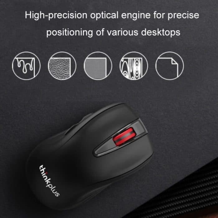 Lenovo Thinkplus Hochpräzise kabellose Maus, ergonomisches Design, Gaming-Büromaus, Gaming Mice – Bild 8