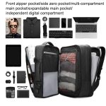 Mark Ryden 17,3-Zoll-Herren-Computerrucksack aus Oxford-Stoff mit großer Kapazität, Stil:, Ordinary Style, Expansion Style, Raincoat Style – Bild 3