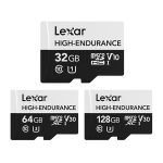 Lexar LSDM10 Sicherheitsüberwachungskamera Dashcam-Speicherkarte, 32GB, 64GB, 128GB – Bild 2