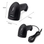 Kefar Supermarkt-Kassierer, kabelgebundener Rotlichtscanner, 1D Barcode, QR CodeWireless – Bild 3