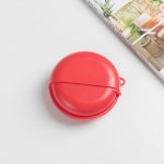 4 Stück tragbare Desktop-Aufbewahrungsbox für Headsets, Medikamente, runde Aufbewahrungsbox, Round Red, Round Yellow, Round Blue, Round Black, Round White, Round Pink