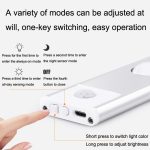 Ultradünne intelligente LED-Lichtleiste mit Sensor für den menschlichen Körper, Länge:, 20cm, 30cm, 40cm – Bild 3