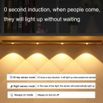 Ultradünne intelligente LED-Lichtleiste mit Sensor für den menschlichen Körper, Länge:, 20cm, 30cm, 40cm – Bild 6