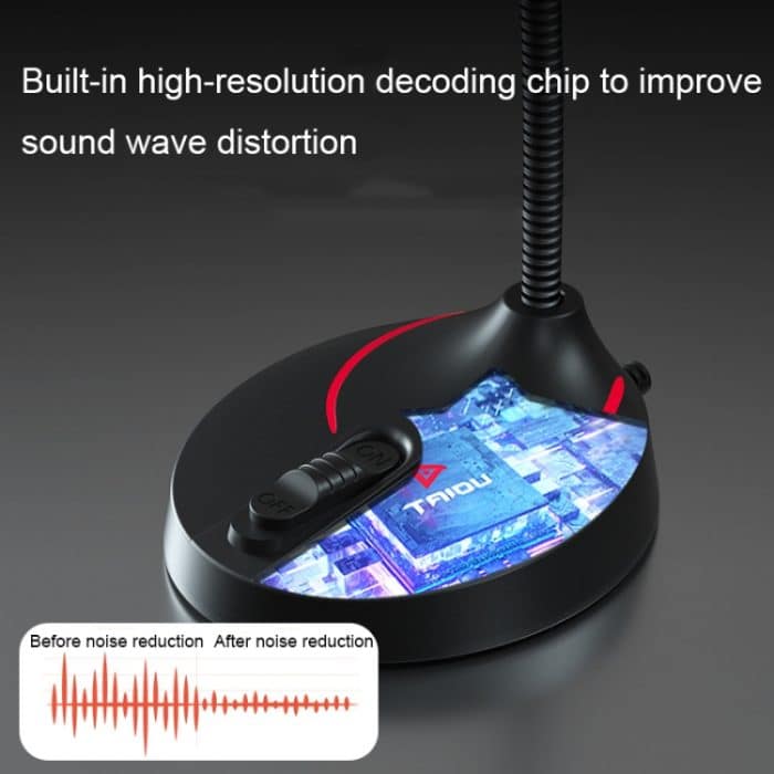 F12 Meeting-Tischmikrofon mit Metallschlauch, Spezifikationen:, 3.5 Version (Black), 3.5 Version (White), USB Version (Black) – Bild 6