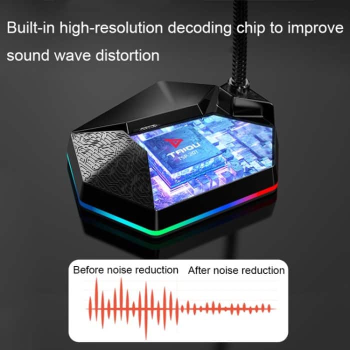 Metallschlauch-Meeting-Tischmikrofon, Spezifikationen:, 3.5 Version (Black), USB Version (Black) – Bild 6