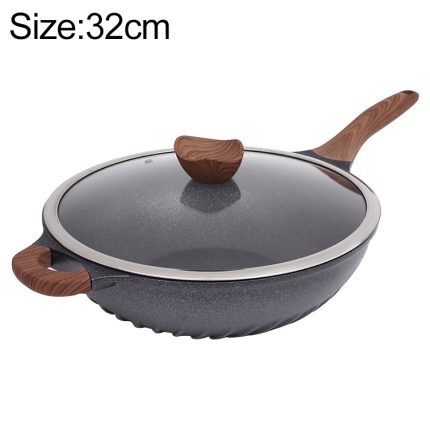wan Livestock Mai-Fans von der neuen OK-Druckguss-Pfannkuchenpfanne für zu Hause begeistert, 32cm, 34cm