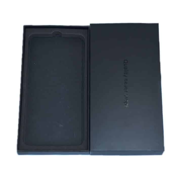 10 Stück einfarbige Handyhülle/gehärtete Folie/Stützrahmen-Box, All Black – Bild 3