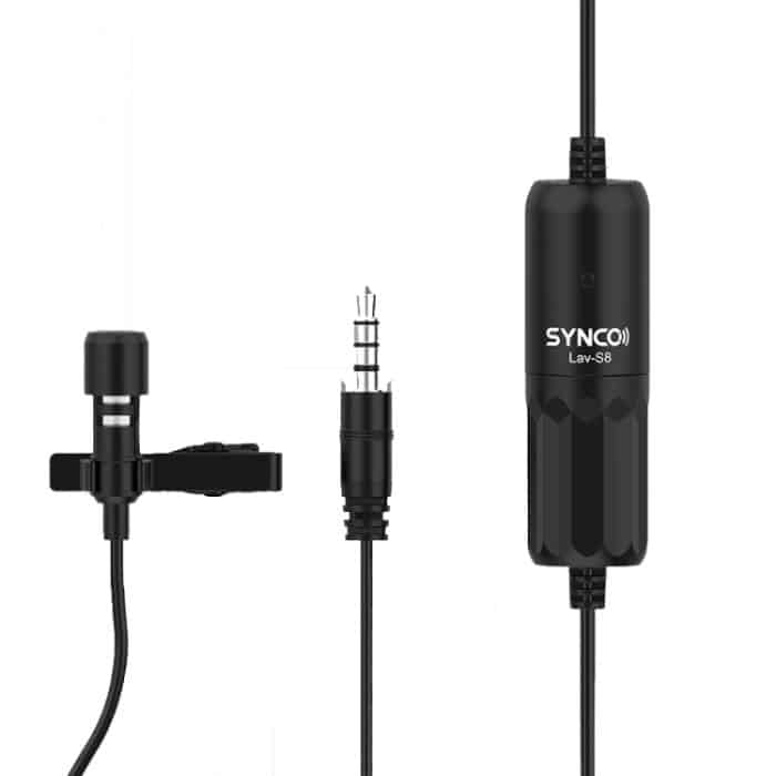 SYNCO S8 Lavalier Live-Kabelmikrofon, Spezifikationen:, Black, Black + Type-C, Black + 8 Pin, Black + Type-C + 8 Pin – Bild 2