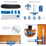 Holzbearbeitungs-Hilfswerkzeug, Grifflocher, Schranktür-Lochöffner, Semium Aluminum Alloy, Blue Plastic Ordinary, Blue Plastic HD, Black Plastic HD, Blue HD Set, Black HD Set, All Aluminum Alloy – Bild 5