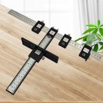 Holzbearbeitungs-Hilfswerkzeug, Grifflocher, Schranktür-Lochöffner, Semium Aluminum Alloy, Blue Plastic Ordinary, Blue Plastic HD, Black Plastic HD, Blue HD Set, Black HD Set, All Aluminum Alloy – Bild 6