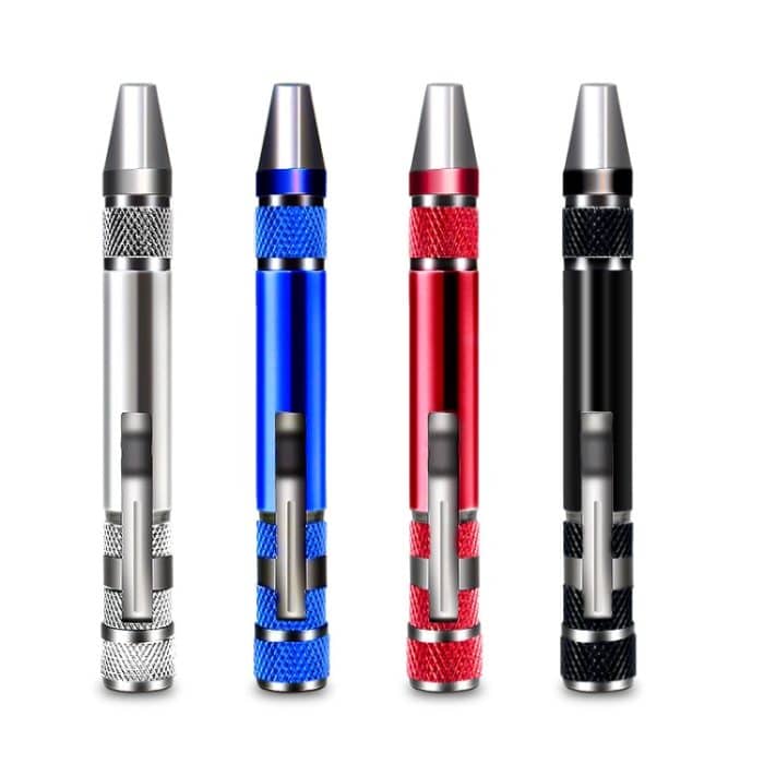 8-in-1-Schraubendreher aus Aluminiumlegierung, Kombinations-Demontagestift, Reparatur-Schraubendreher, 8 In 1 Blue, 8 In 1 Red, 8 In 1 Black, 8 In 1 Silver – Bild 2