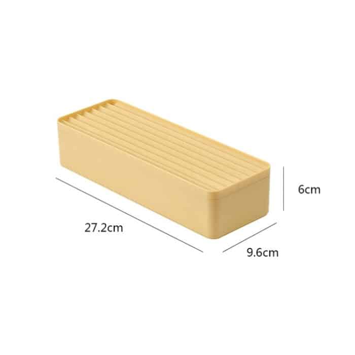 Desktop-Datenkabel-Aufbewahrungsbox, staubdichte Leitungsbox, Single-layer – Bild 3