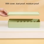 Desktop-Datenkabel-Aufbewahrungsbox, staubdichte Leitungsbox, Single-layer – Bild 4