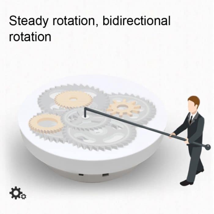 Elektrischer Drehteller für Fotografie, automatischer rotierender Ausstellungsständer, Stil:, Plug -in 14 cm, Plug -in 2 In 1 14/25 cm, Plug -in 2 In 1 14/20 cm, Plug -in 30cm, Plug -in 2 In 1 30/35 cm – Bild 5
