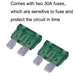 Maxi2 Auto Audio modifiziertes Netzkabel wasserdichtem Sicherungssitz – Bild 7