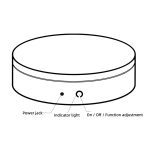 Intelligenter elektrischer rotierender Präsentationsständer für große Objekte mit variabler Geschwindigkeit, elektrischer Drehteller – Bild 3