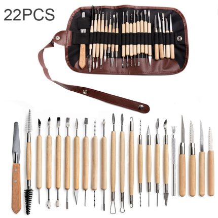 Töpferwerkzeug-Set, Töpfer-Tonstein-Schnitzmesser, DIY-Ton-Kombinationswerkzeug, 22 In 1, 24 In 1, 27 In 1, 32 In 1