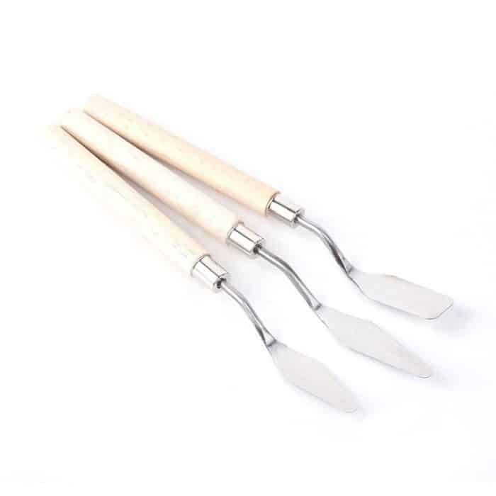 13 in 1 Ölmalerei Spezialförmiger Schaber Malerei Schöpfungskunstpalette Messer – Bild 3