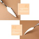 13 in 1 Ölmalerei Spezialförmiger Schaber Malerei Schöpfungskunstpalette Messer – Bild 5