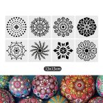 45 in 1 Mandala -Werkzeugmalerei Set Cutout -Vorlage – Bild 6