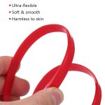 4 Stück Bart-Styling-Lineal-Rasierwerkzeuge, Beard Styling Ruler (Red), Beard Styling Ruler (Black) – Bild 3
