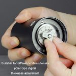 Manuell Edelstahl -Kern dual Welle Handkurbel Kaffeebohnenschleife – Bild 4