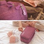 RH901 Tragbare Aufbewahrungstasche für Reiseunterwäsche, BH-Verpackung, Black, Violet, Wine Red, Light Grey, Navy Blue, Blue – Bild 7
