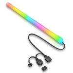 ARGB-Chassis-Lichtleiste, dekorativer Silikon-LED-Lampenstreifen für Computer, Y360 Round