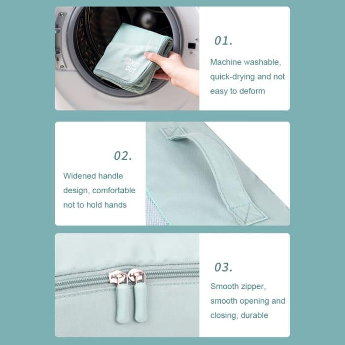 RH2203 6-in-1 tragbares Reise-Aufbewahrungstaschen-Set ohne Koffer, Yellow, Black, Pink, Khaki, Navy Blue, Green – Bild 5