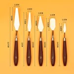 Acrylmalerei-Gouache-Farbmesser, 10 PCS Plastic Handle 1, 10 PCS Plastic Handle 2, 10 PCS Plastic Handle 3, 10 PCS Plastic Handle 4, 10 PCS Plastic Handle 5, 1 Sets/5PCS Plastic Handle, 10 PCS Wooden Handle 1, 10 PCS Wooden Handle 2... – Bild 3