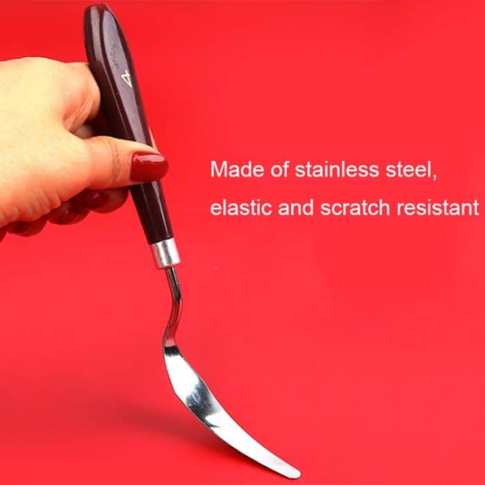 Acrylmalerei-Gouache-Farbmesser, 10 PCS Plastic Handle 1, 10 PCS Plastic Handle 2, 10 PCS Plastic Handle 3, 10 PCS Plastic Handle 4, 10 PCS Plastic Handle 5, 1 Sets/5PCS Plastic Handle, 10 PCS Wooden Handle 1, 10 PCS Wooden Handle 2... – Bild 4