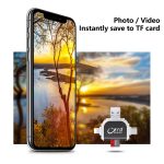 R015 USB2.0 & Micro USB+8Pin+Typ-C 4-in-1-Kartenleser unterstützt SD/TF-Karte, R015 Black, R015 Rose Gold – Bild 4