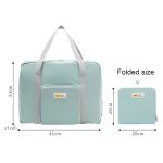 RH2202 Tragbare faltbare Reisetasche mit Erweiterungsfunktion, Yellow, black, Pink, Khaki, Cyan, Green – Bild 3