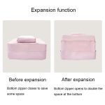 RH2202 Tragbare faltbare Reisetasche mit Erweiterungsfunktion, Yellow, black, Pink, Khaki, Cyan, Green – Bild 5