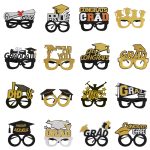 3 Stück Abschlussfeier, Foto-Requisiten, Schulparty, lustige Brille, Form:, A Model, C Model, D Model, E Model, F Model, G Model, H Model, I Model, J  Model, K Model, L Model, M Model, N Model, O Model, P Model, Q Model, R Model, S Model, T Model – Bild 5