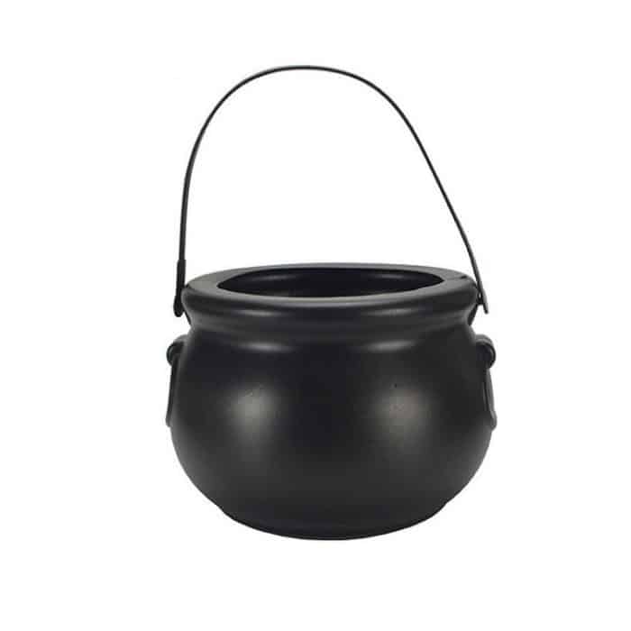 Halloween-Hexe-Fass-Kürbis-Raucher-Szenen-Arrangement – Bild 3