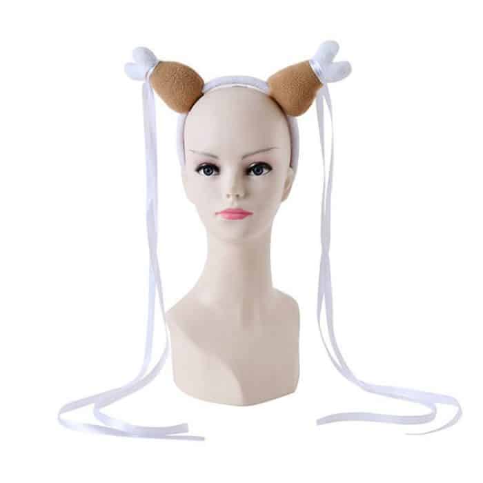 2PCS Thanksgiving Chicken Legs Stirnband Kopf Schnalle Party Requisiten, Stil:, Lace, Large, Small, Tassel, Spring – Bild 2