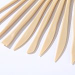2 Sätze 10 in 1 Nachahmungsholz-Ton-Skulptur Multi-Combination-Schnitzmesser-Keramik-Werkzeug – Bild 3
