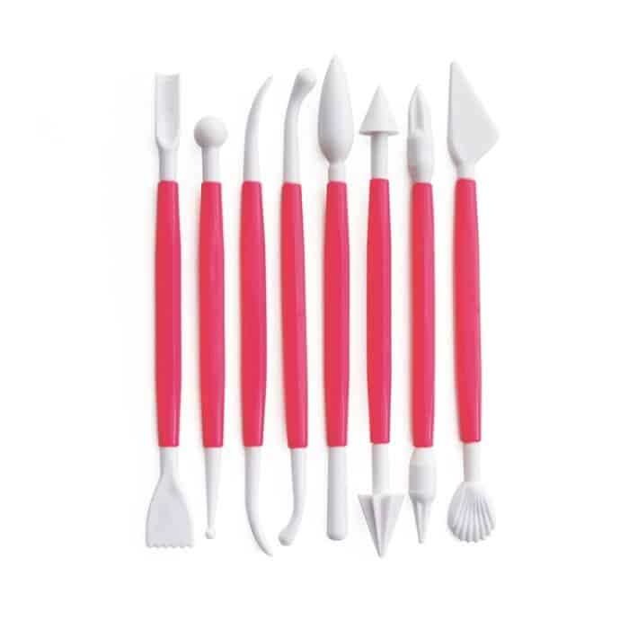 37 in 1 Töpferwerkzeug-Set umfasst Schnitzmesser & Plattenspieler & Pinsel und 96-Loch-Staffelei – Bild 3