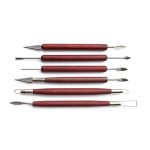 15 in 1 Keramikwerkzeugen Set enthält Tonschnitzmesser und Details von Nadelschürschertruppenschneider – Bild 4