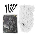 Halloween Spinnennetz Dreiecksnetz Outdoor Dekoration Requisiten, 5m x4.8m, 7m x5.5m – Bild 2