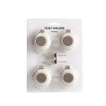 4PCS Quilt Retainer Quilt Anti-Run Fixierung Anti-Rutsch-Schnalle Traceless Retainer, Warm Gray, Silk Blue, Midnight Blue – Bild 6