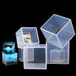 Kristall-Tropfen-Kleber, quadratisch, Silikagel-Form, zum Selbermachen, handgefertigter Schmuck, Dekorationsmodell, 20 PCS 20mm, 20 PCS 25mm, 10 PCS 35mm, 4 PCS 40mm, 4 PCS 50mm, 4 PCS 65mm – Bild 5