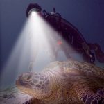 Tauchscheinwerfer 60 m Unterwasserscheinwerfer XM-L2 LED-Tauchkopf-Taschenlampe – Bild 7